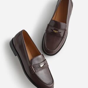 Madewell Dark Brown Leather Loafers